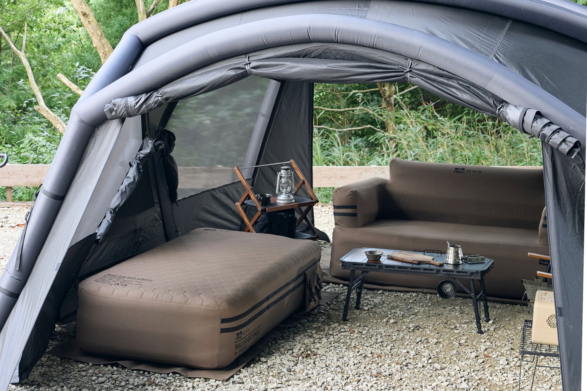 【累計販売数10,000個突破】WAQ AIRシリーズの人気ギア「AIR BED」「AIR SOFA」が再入荷