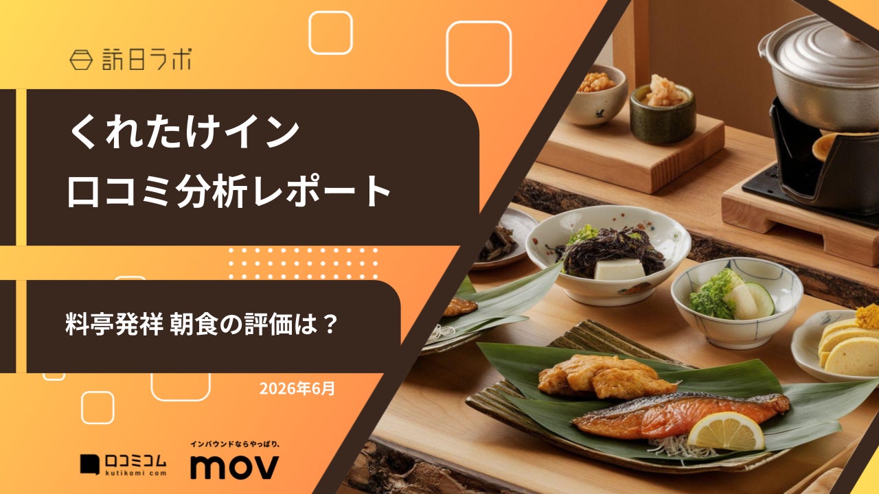 【最新口コミ調査】くれたけインの口コミTOP3は「朝食」「部屋」「駅」！1,000件以上の口コミデータから見えた宿泊評価の実態