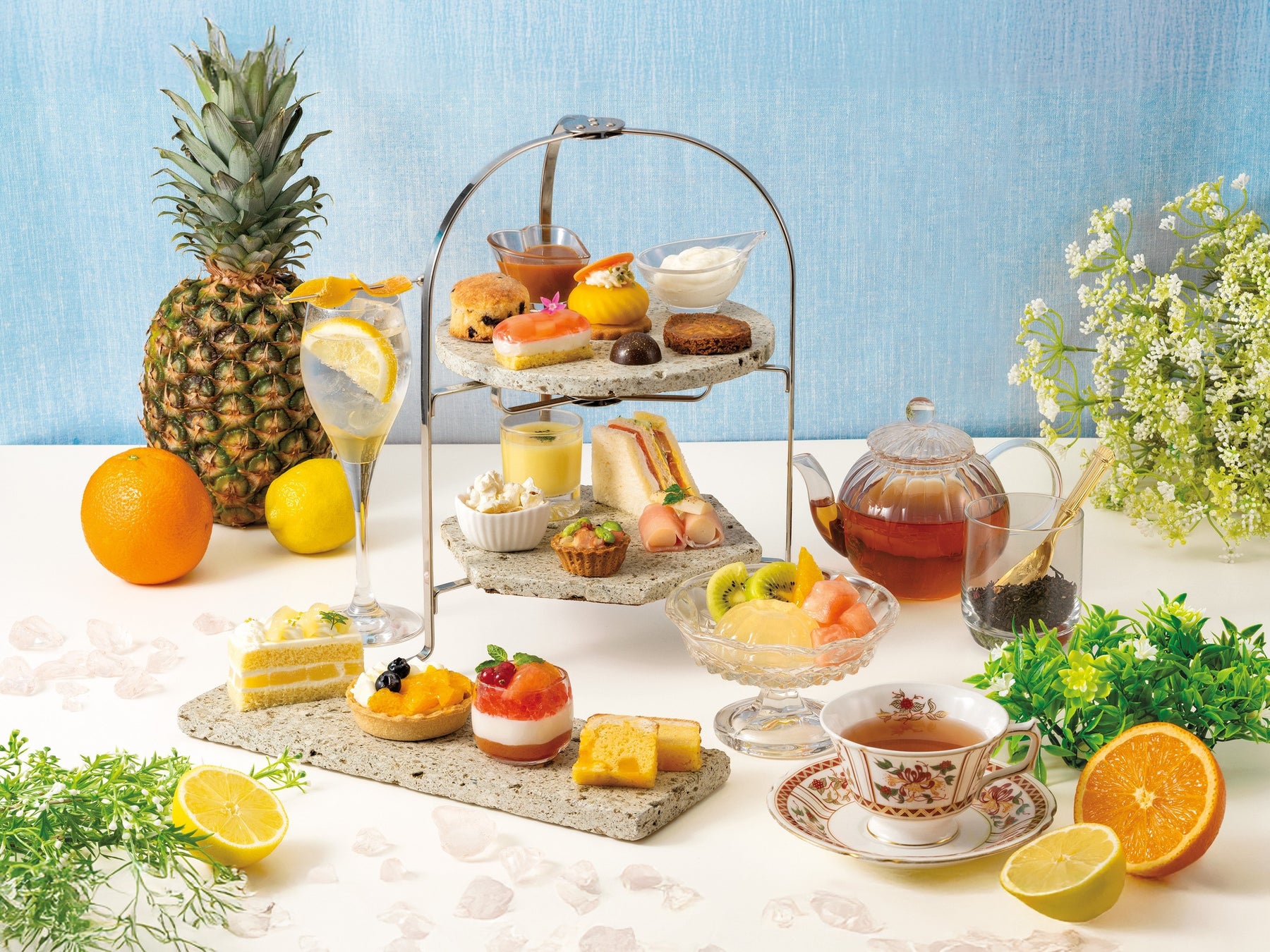 宇都宮東武ホテルグランデ 夏果実が織りなす涼やかな輝き「Summer Fruit Luxe AFTERNOON TEA」で愉しむ、上質な午後のひととき