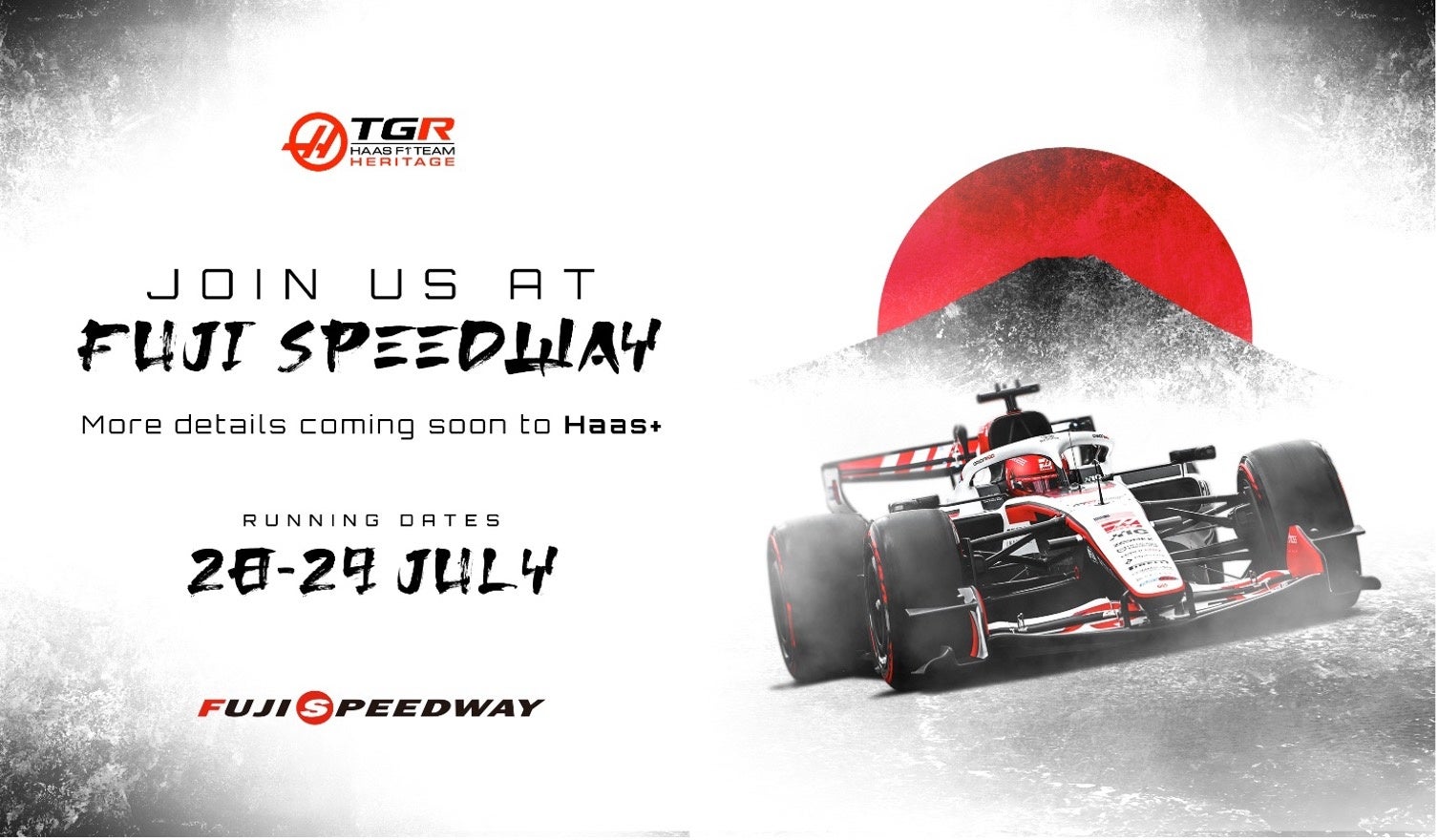 TGR Haas F1 Team 2026 Testing of Previous Cars(TPC)Event 6月12日（金）よりチケット発売開始！