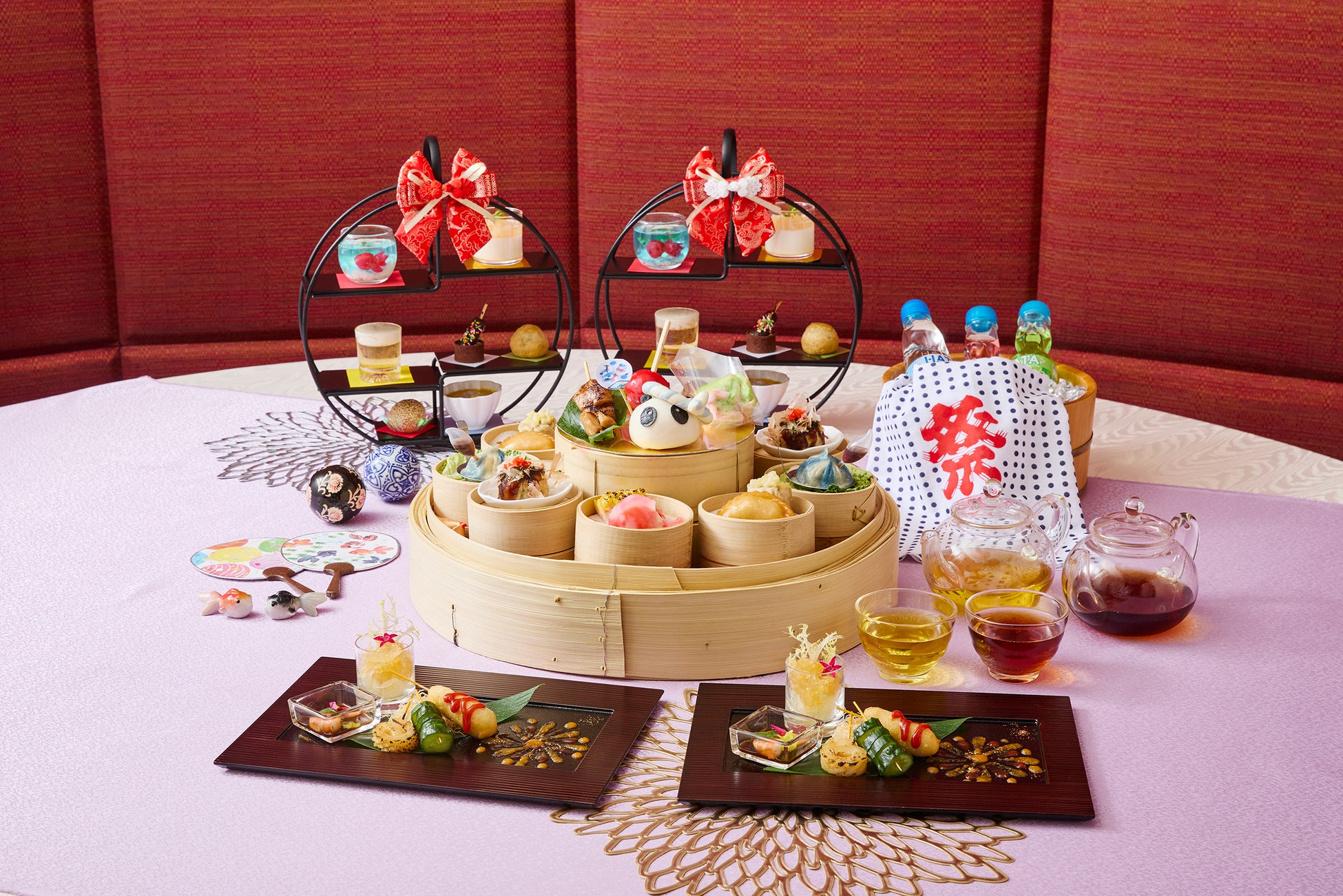 【ロイヤルパークホテル】縁日モチーフで賑やかな「夏祭りチャイニーズアフタヌーンティー」が7月8月限定で登場！