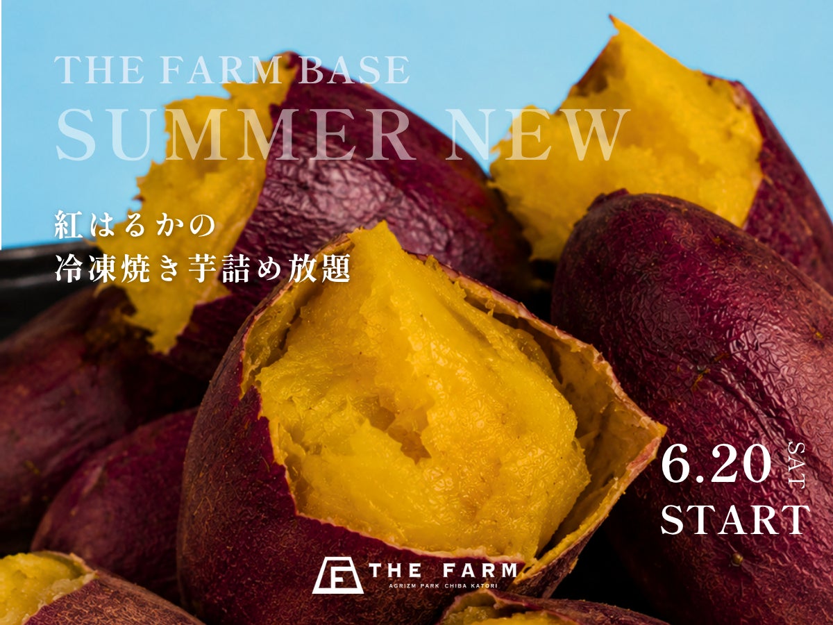 冷凍焼き芋の詰め放題で楽しむ、夏のひんやり甘いご褒美。THE FARM BASEで6月20日（土）より開催（千葉・香取）