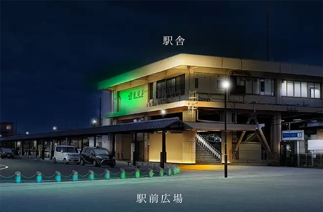 JR東日本 行田駅開業60周年記念イベントにライトアップで協賛