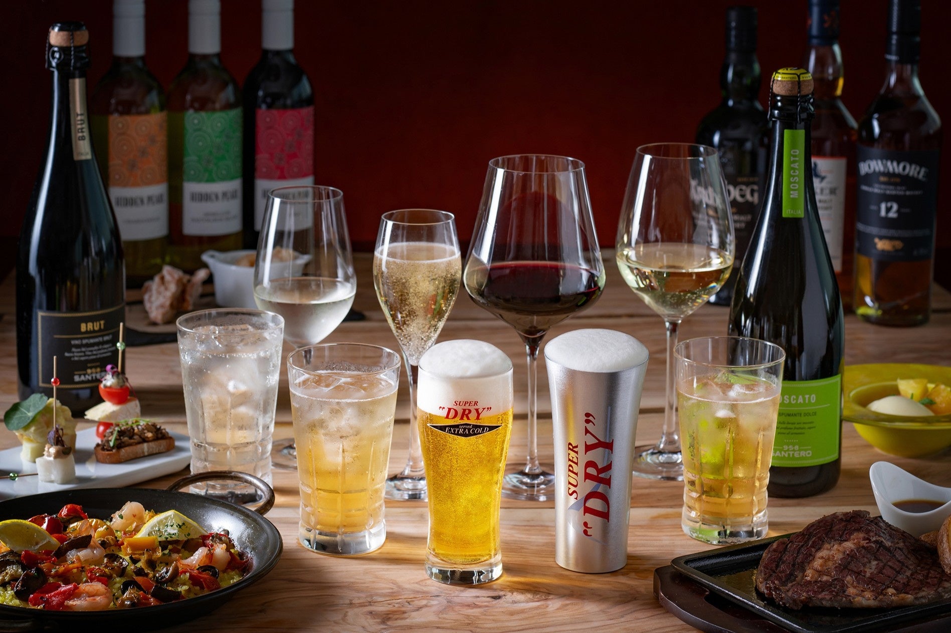 【ホテルグランヴィア岡山】氷点下ビールや豪快ステーキを味わう。夏のごちそうとアイラウイスキーが彩るビアホール