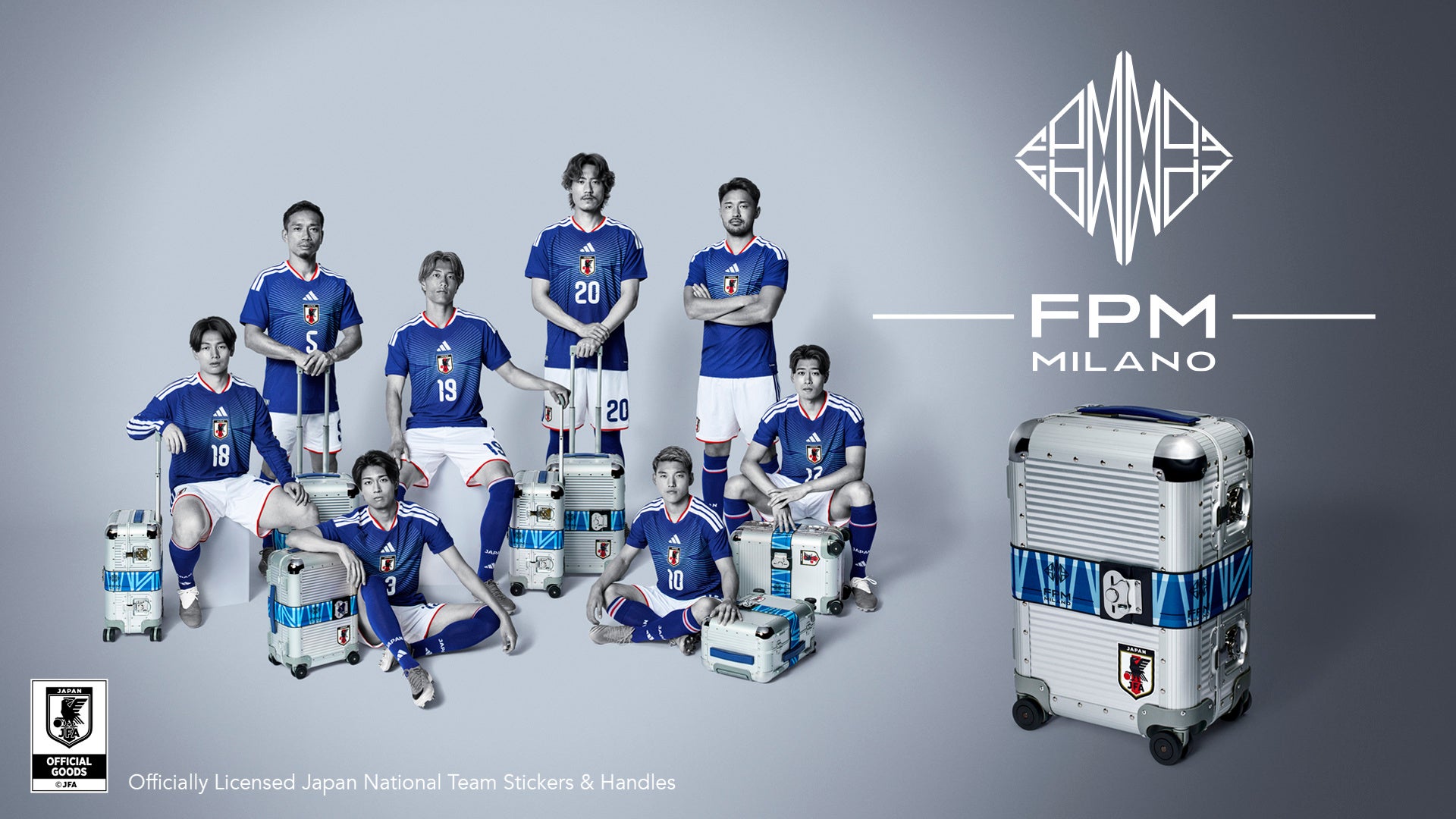 FPM Milano、サッカー日本代表“SAMURAI BLUE”とのパートナーシップを象徴する新ビジュアルを公開
