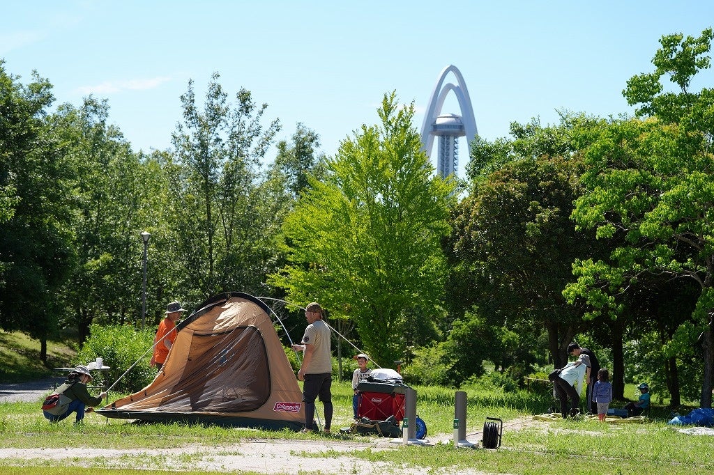 大野極楽寺公園キャンプフィールド　一般公募宿泊体験会開催