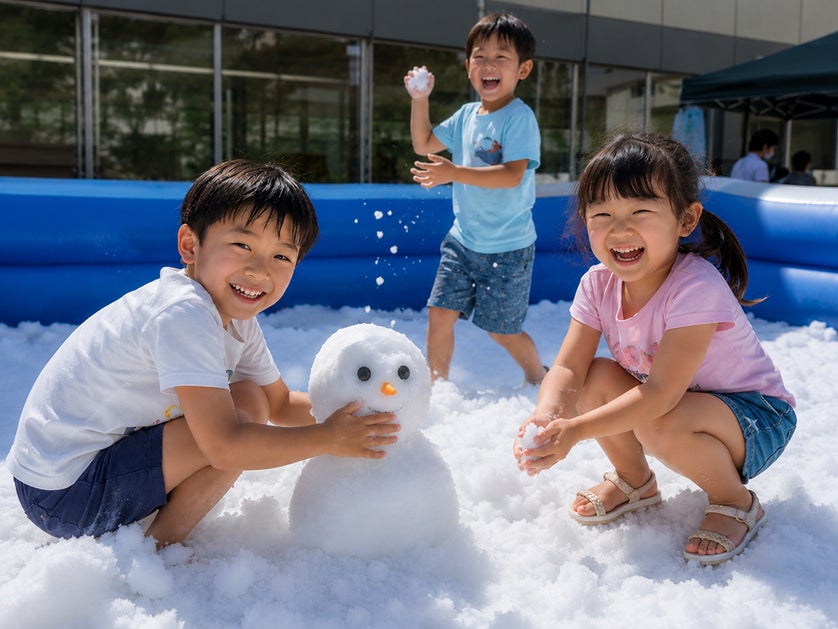 真夏に雪？！ タングラム夏休み特別企画 「夏山で雪遊び」 8 月限定開催