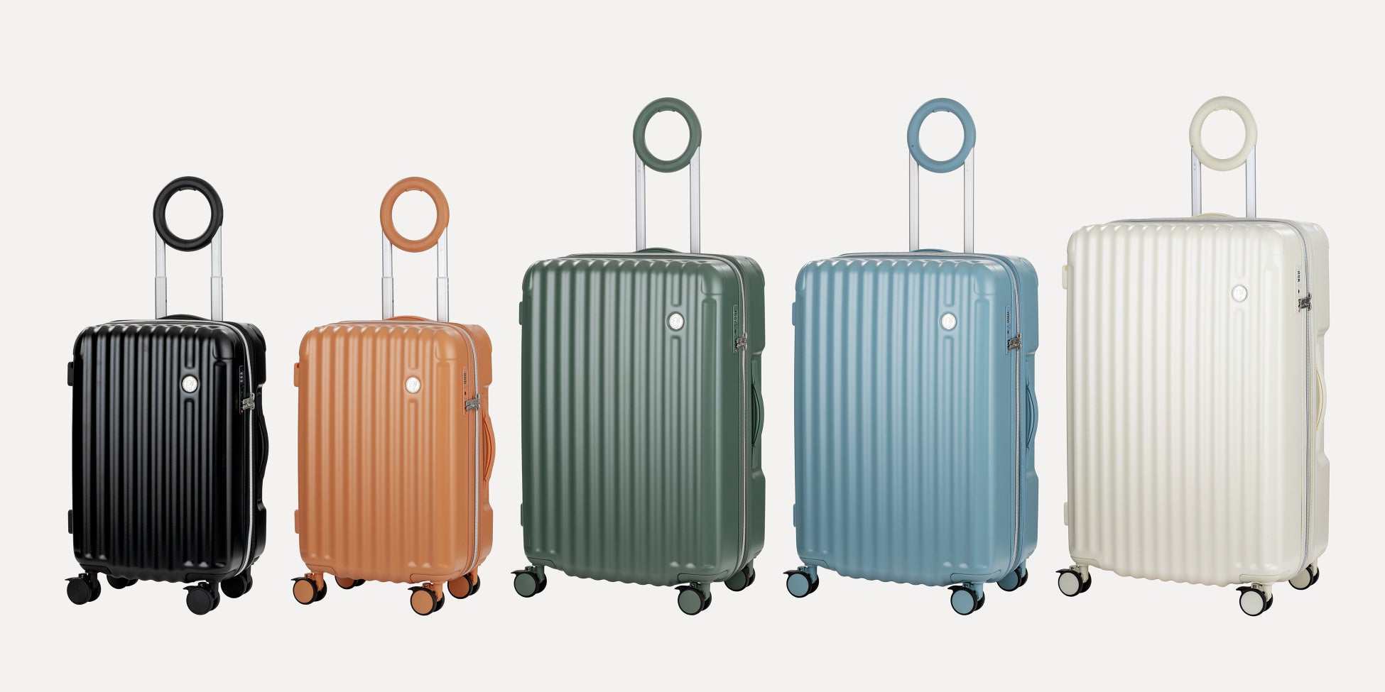 円型ハンドルが目を惹く、独自デザインのスーツケース『Rinn（リン）』が新登場