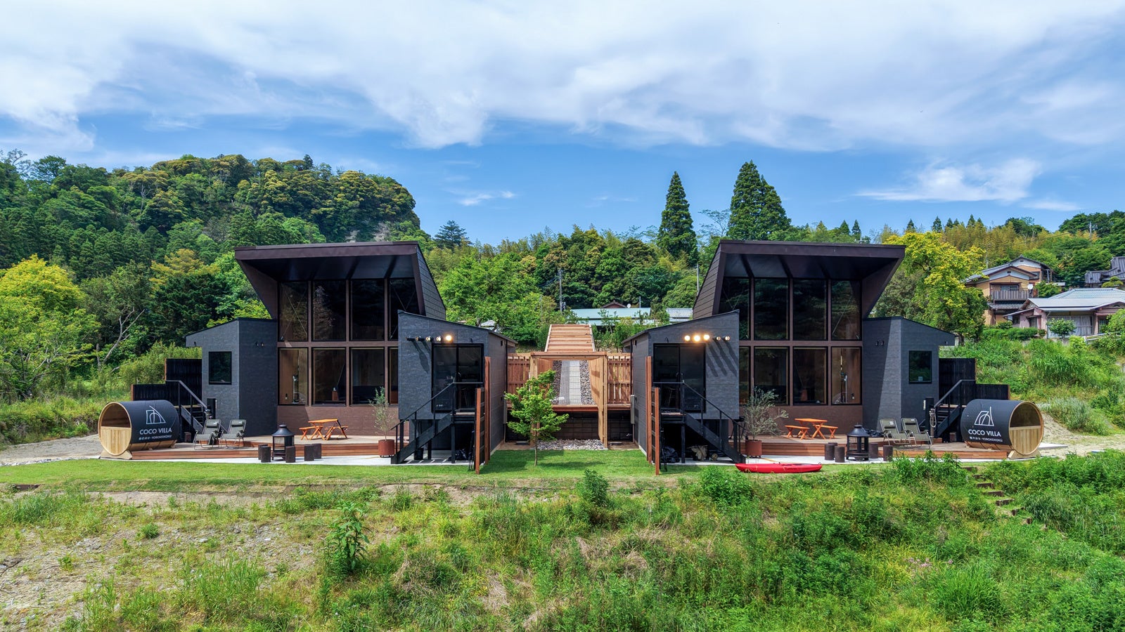 養老川まで数歩でアクセス｜渓谷美に佇む一棟貸しヴィラ「COCO VILLA 養老渓谷」が千葉県市原市にグランドオープン