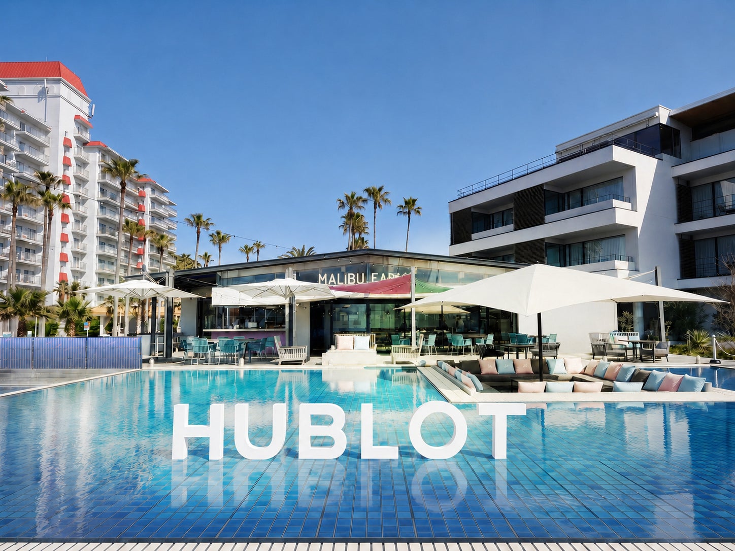 【HUBLOT × リビエラ逗子マリーナ】スイスの高級時計ブランドとの特別なコラボレーションラウンジ「HUBLOT SUMMER LOUNGE」が今夏限定オープン