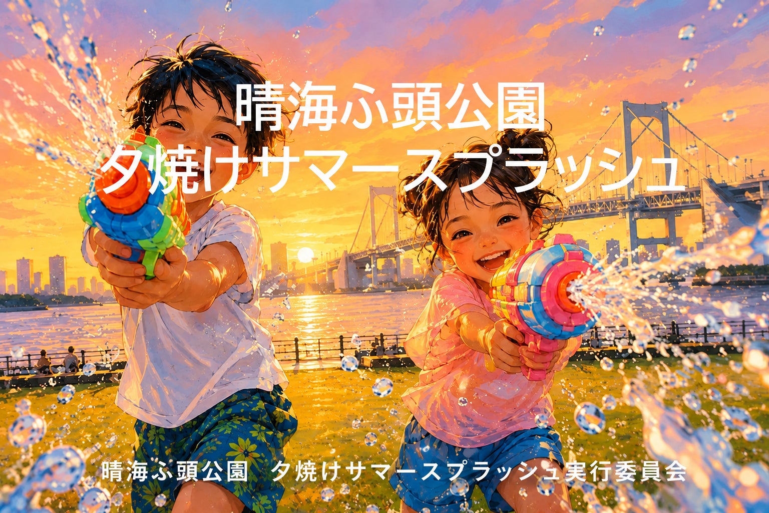 【水遊び】夏はやっぱり水遊び！3,500羽のアヒルと共に ～じゃぶじゃぶ広場～ 【ハーベストの丘】