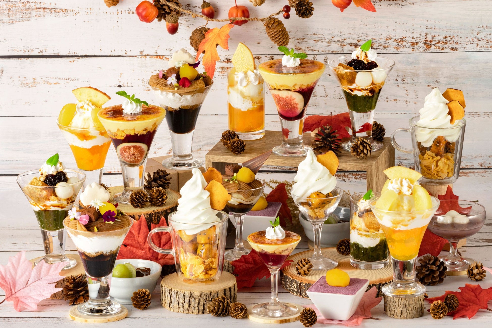 推しパフェ総選挙を初開催！「Find Your Favorite ～秋のパフェ食べ放題～」