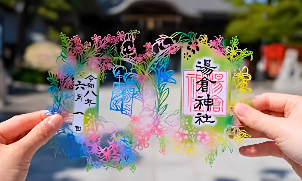 夏限定御朱印を旅の記念に。湯元啄木亭、湯倉神社「切り絵御朱印」付き宿泊プラン販売中【函館・湯の川温泉】