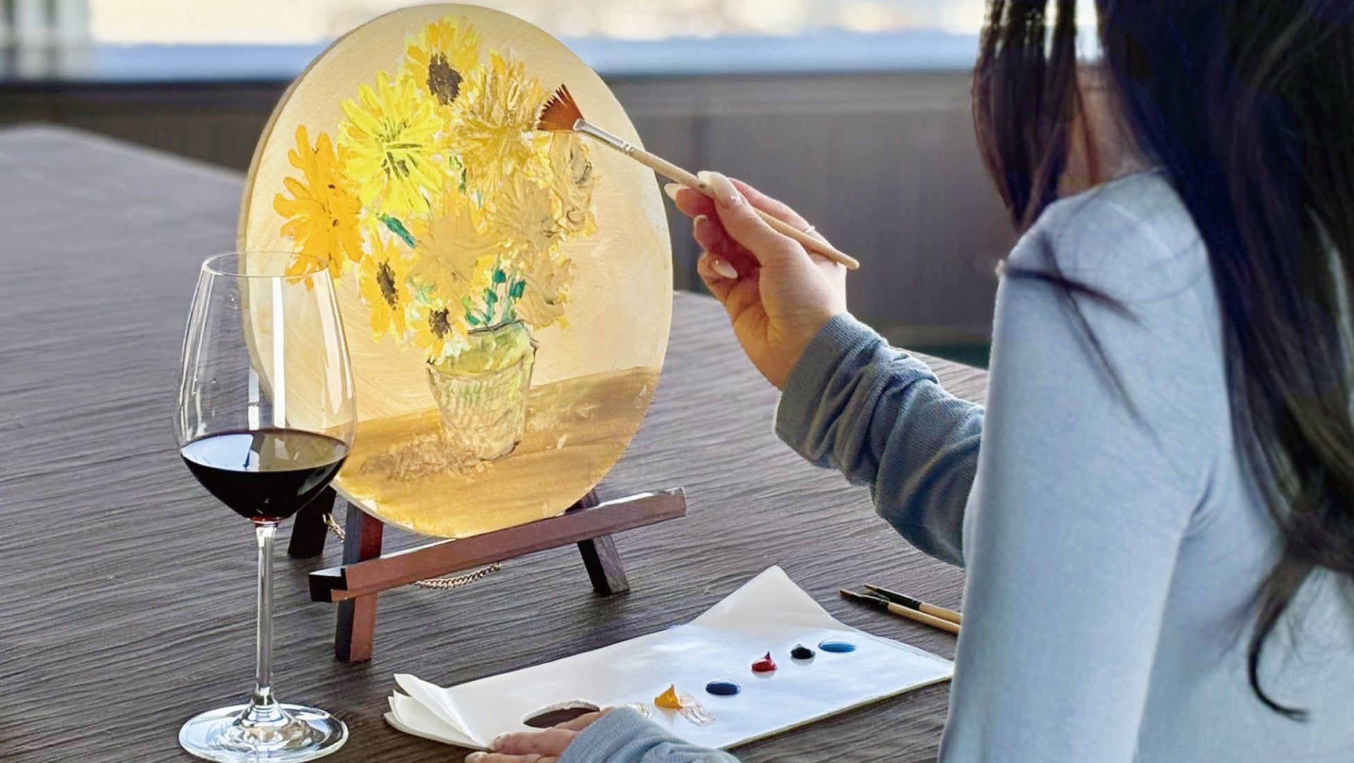【グランドプリンスホテル広島】ホテルソムリエ厳選ワインと楽しむアートワークショップ「Art Wine Maison SETOUCHI」を再び開催