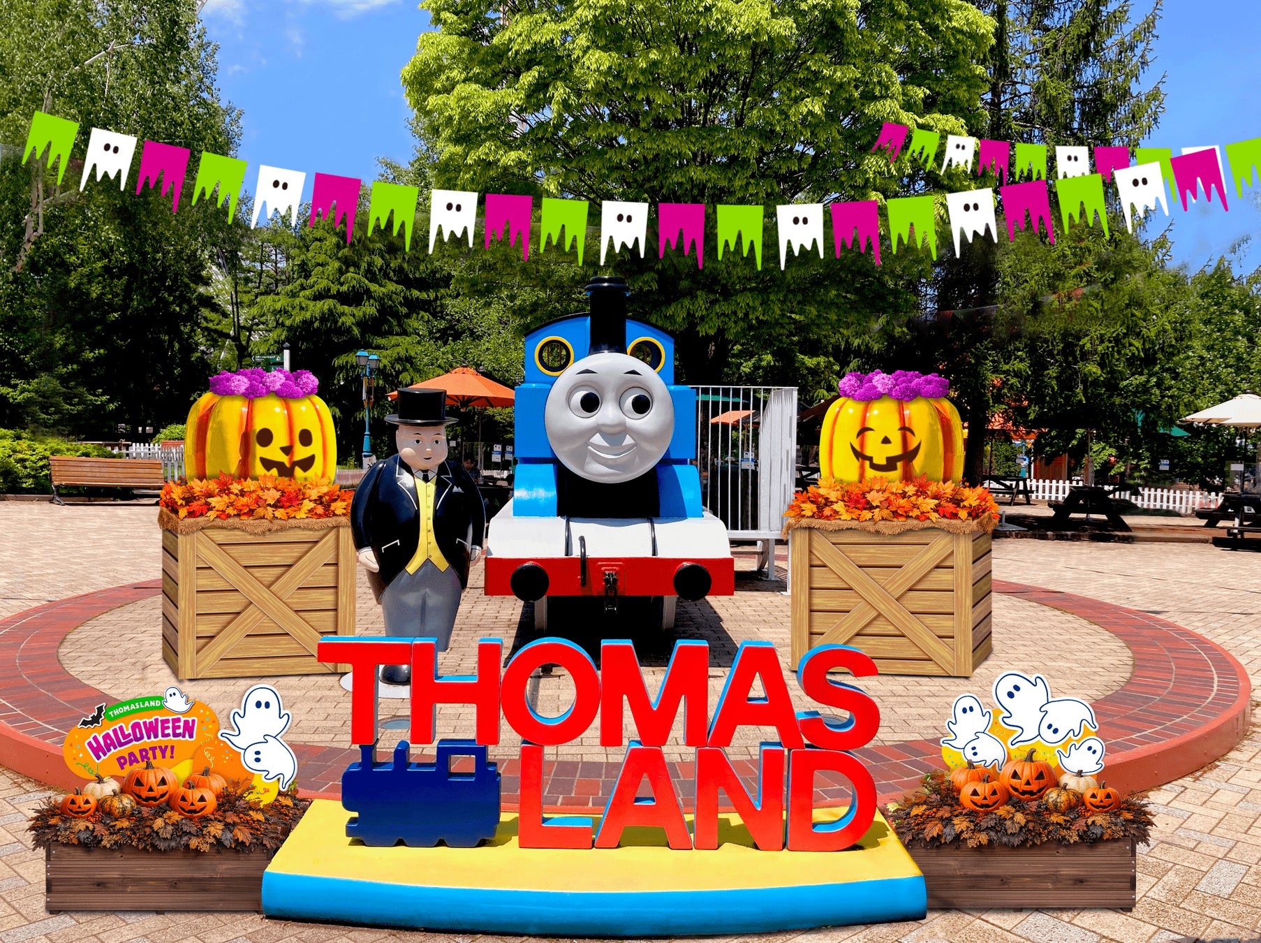 トーマスランドが“おばけたちのパーティー会場”に！？『トーマスランド HALLOWEEN PARTY！』9月12日（土）開幕