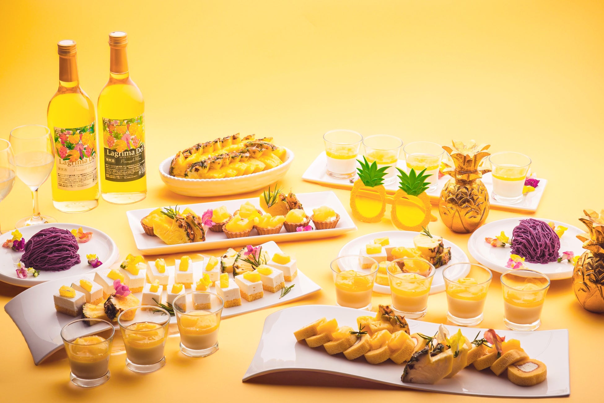 パイナップルフェアを沖縄のホテルビュッフェで開催。スイーツと美酒が彩る期間限定メニュー【グランドメルキュール沖縄残波岬リゾート】