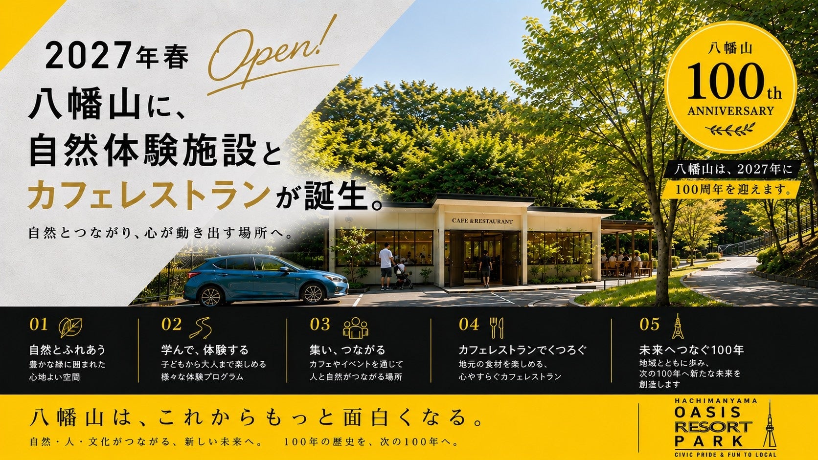 【宇都宮市】開園１００周年目前！八幡山公園の新エリア愛称３案を公開！