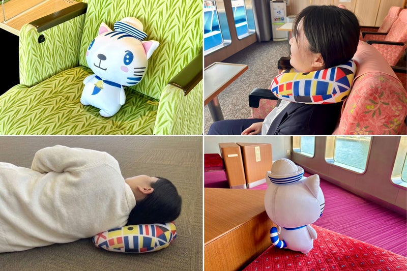 「あおいちゃん」がネックピローに！2WAY仕様の新グッズを8月26日より船内販売