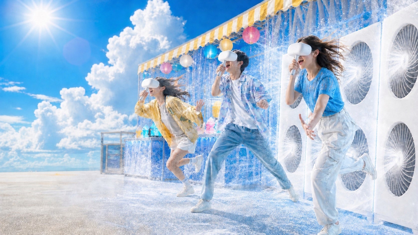 猛暑の終わりも、涼をとる。「激冷コースター」がジョイポリススポーツX・上野ゾク夏祭りで期間限定開催