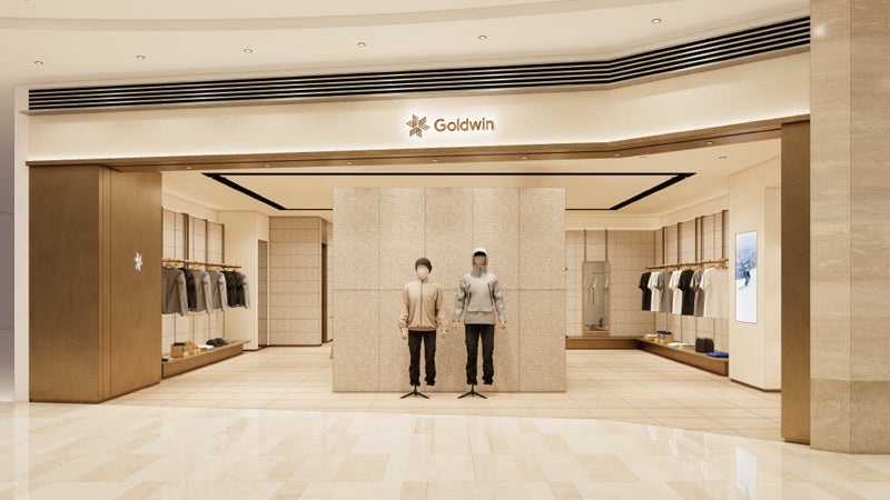 北京3店舗目となる「Goldwin Beijing Guomao」を国貿商城にオープン
