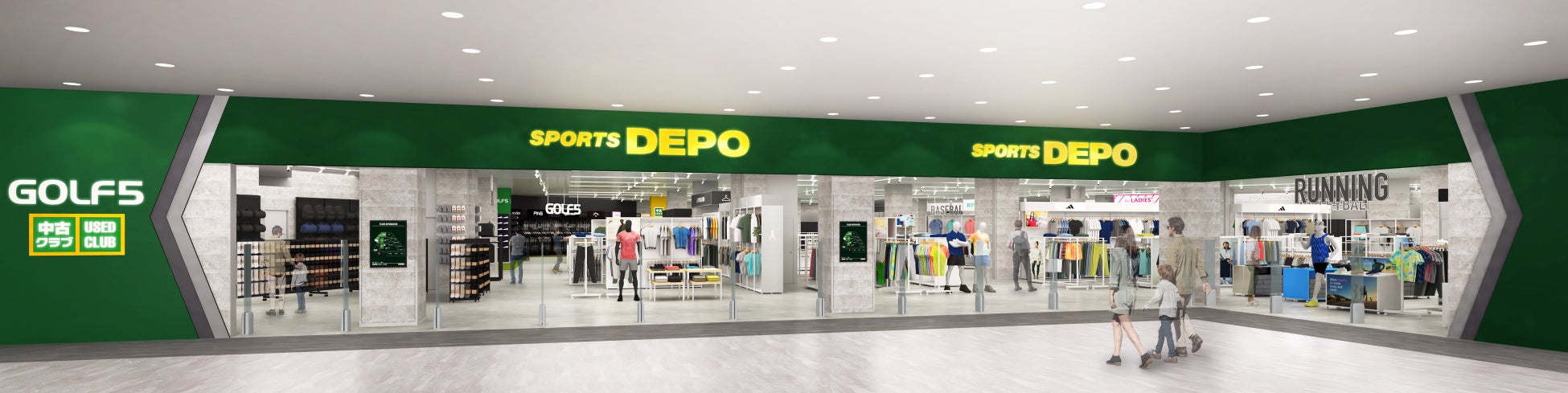 9月11日(金)「スポーツデポ」と「ゴルフ５」がおのだサンパークにグランドオープン！