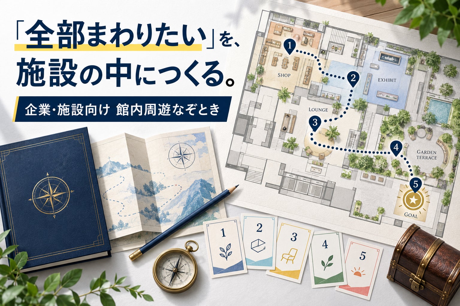 「全部まわりたい」を施設の中につくる。なぞときっず、企業・施設向け「館内周遊なぞとき」の企画・制作受付を開始