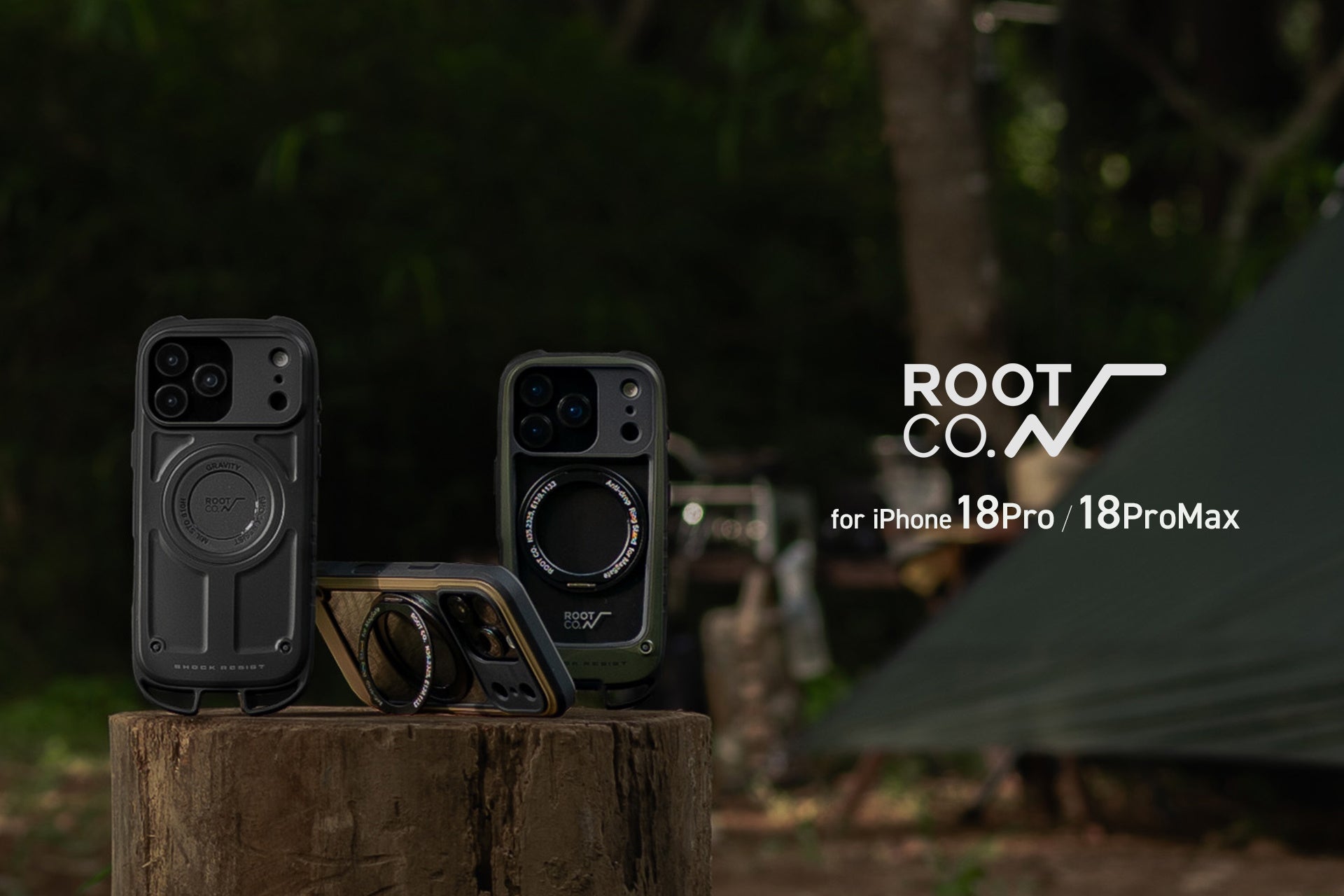 iPhone 18 Pro/18 Pro Maxをアウトドア仕様に“守る・持ち歩く・拡張する”。ROOT CO.「GRAVITY」シリーズ対応モデル発売