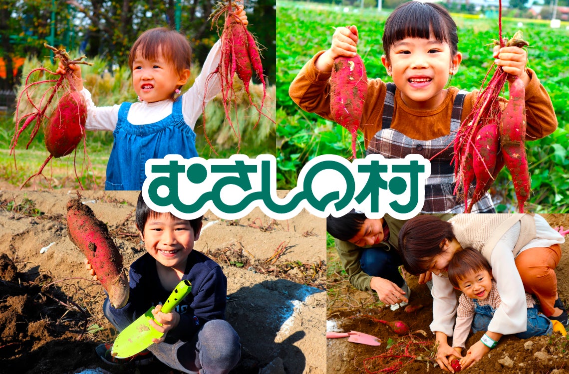 【遊園地むさしの村】秋の味覚の収穫を楽しもう！「さつまいも掘り」9月19日(土)から開催！(埼玉県加須市)