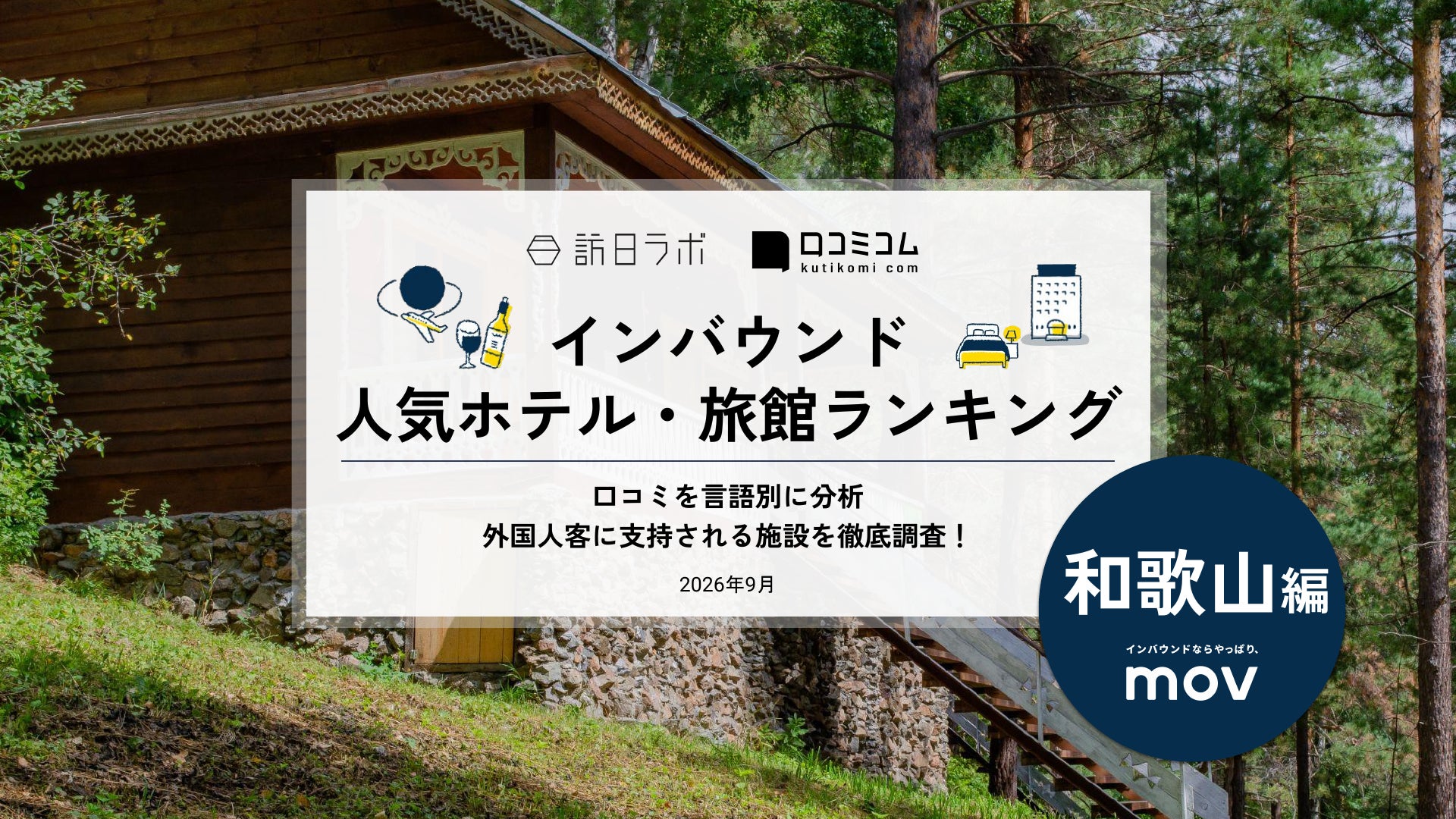 【独自調査】2026年最新：外国人に人気のホテル・旅館ランキング［和歌山編］1位は「小口ビレッジ/Koguchi Village by WhyKumano」！| #インバウンド #MEO