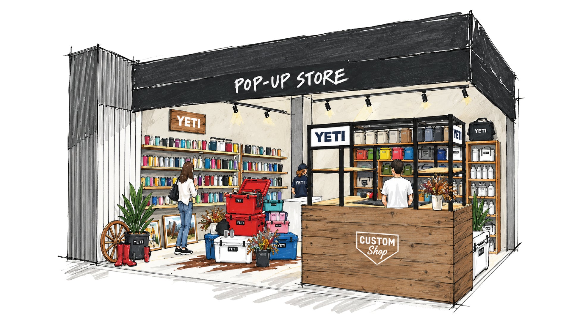 プレミアム‧アウトドアブランド「YETI®」がMIYASHITA PARKに10⽇間限定POP UP STOREをオープン